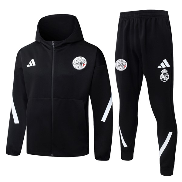 Chandal Con Capucha Ajax 2026/27 Negro